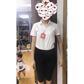 Sơ mi nữ cộc tay dáng basic