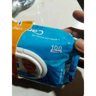 (QT caryn) Khăn ướt người lớn caryn 100 tờ