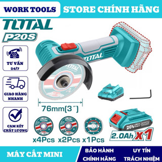TOTAL Máy cắt dùng pin 20V TAGLI76017 & TAGLI7601