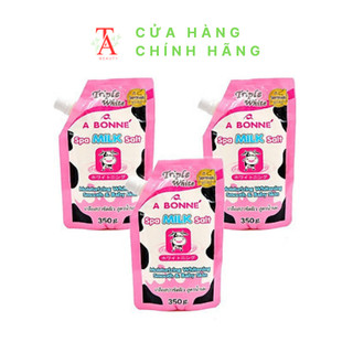 Muối Tắm Tẩy Tế Bào Chết Chiết Xuất Sữa Bò A Bonne Spa Milk Salt Hồng