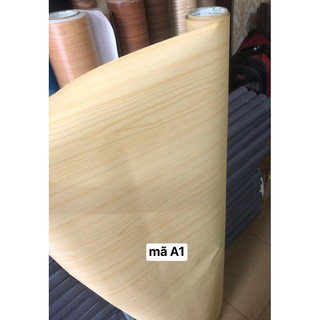 Giấy decal vân gỗ có keo sẵn bóc dán