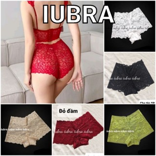 IUBRA - Quần lót ren nữ, nội y nữ. Quần đùi ren thun co giãn.