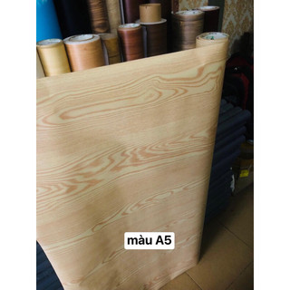 Giấy decal vân gỗ có keo sẵn bóc dán