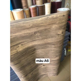 Giấy decal vân gỗ có keo sẵn bóc dán