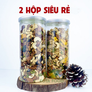 [2 HỘP SIÊU RẺ] Granola ngũ cốc ăn sáng, ăn kiêng, eat clean & healthy food by Sotafood - 2 hộp 30% yến mạch