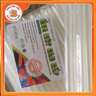 Ống Hút Trà Sữa Phi 12 Có Màng Bọc, Ống Hút Trân Châu/Topping - Hút Được Cả Trà Sữa, Thạch, Trân Châu các loại