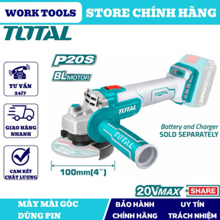 Máy mài góc dùng pin 20V TOTAL TAGLI201008