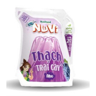 Nuvi thạch nho - combo 10 túi 110ml
