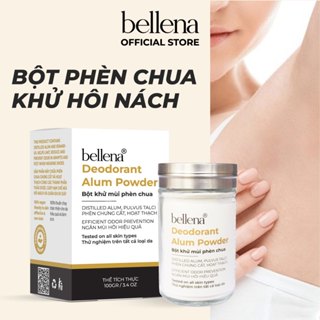 Phèn chua khử mùi hôi nách bột phèn chua chưng cất Bellena PC 100gr