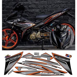 Tem exciter 150 y15zr đen xám cam 02