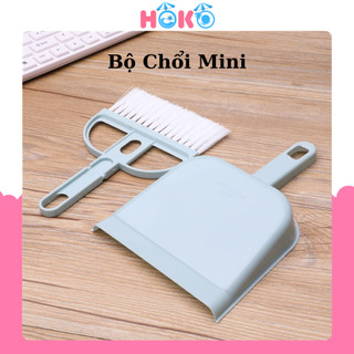 Bộ chổi quét bụi và ki hốt rac mini tiện lợi, dọn dẹp nhà cửa sạch sẽ HOKO
