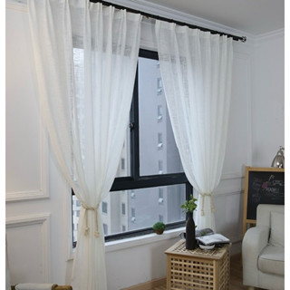   FREESHIP  Rèm voan trắng lụa decor phòng xinh xắn  Có may theo cửa  