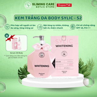 Kem Trắng Da Body Sylic Whitening Body Lotion Slimming Care 300ml - Slimming Care & Sylic