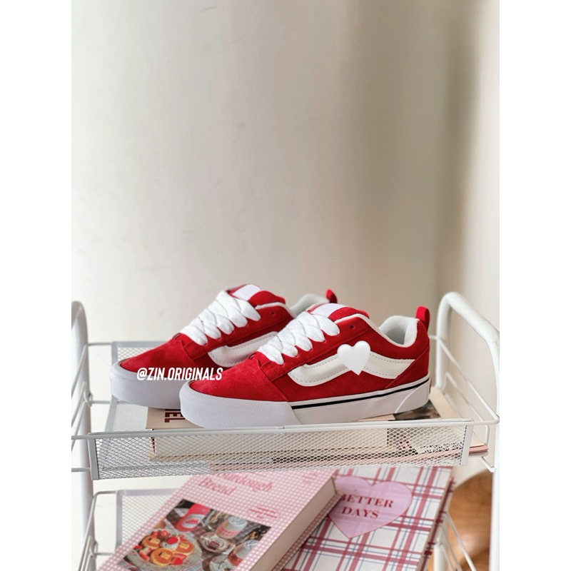 [Full Box] Giày Thể Thao Knu Skool “Red”