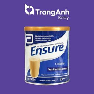 Sữa Ensure Đức hương vani 400g chống loãng xương, bổ sung dinh dưỡng