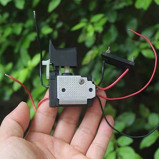 Cò máy khoan pin cầm tay DC 7.2-24V dòng tải tối đa 15A - Có điều tốc và đảo chiều động cơ