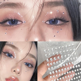 Đá dán mắt makeup đính mặt, tóc, cơ thể trang điểm chuyên nghiệp