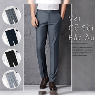 Quần Tây Nam Cao Cấp Atrastino VNXK vải  Cháy Lạnh Không Nhăn, Không Xù, Co Dãn Nhẹ, Phong Cách Thanh Lịch QA005