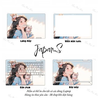 Mẫu Cô Gái - Skin Dán Laptop Cắt Sẵn - Dành Cho Các Loại Laptop
