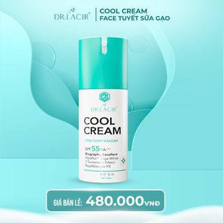 Kem Chống Nắng Cool Cream Drlacir Hộp 50gram Giúp Chống Nắng Dưỡng Trắng Da Ban Ngày Nâng Tone Da