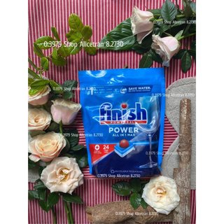 Viên rửa Finish All in 1 max 24 viên dùng cho máy rửa chén bát