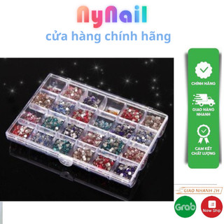 Khay nhựa set 28 ô - 6 ô đựng phụ kiện charm nail - Phụ kiện đồ nail