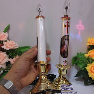 Đèn Cầy Điện Công Giáo (ĐẠI) (NCDS-0079)