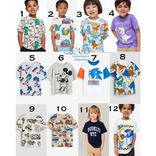 Áo phông lẻ kids hm us/uk size từ 1.5-2y đến 8-10y