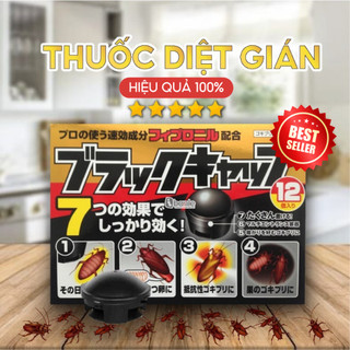 Thuốc diệt gián nhật bản, viên diệt gián hộp 12 viên, diệt gián tận gốc, không mùi, an toàn khi sử dụng