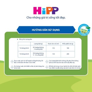 Bột ăn dặm HiPP - Gạo sữa lúa mạch, hoa quả 250g cho bé (từ 6 tháng)