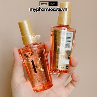 Dầu dưỡng tóc phục hồi elixir ultime rose oil 50ml màu hồng - kera