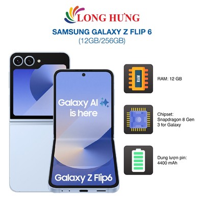 Điện thoại Samsung Galaxy Z Flip6 (12GB/256GB) - Hàng chính hãng