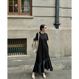 Đầm Đuôi Cá Dáng Maxi Dài. Váy đen dáng dài freesize. Đầm suông đuôi cá dáng dài babydoll
