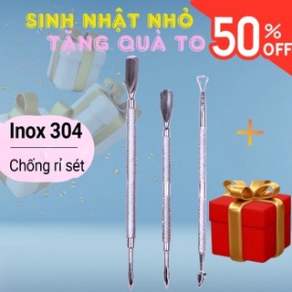 Cây Đẩy Da - Lấy Khóe, Sủi Móng, Đẩy Da ChếtT INOX NHẬT  [ KHÔNG RỈ ] CHANH NAIL