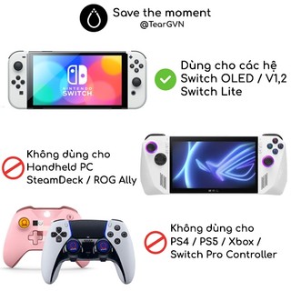 Bọc bảo vệ Analog chân mèo cho Nintendo Switch OLED / Switch 1 / Switch Lite
