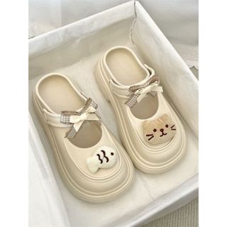 Dép nữ dễ thương, dép sục nữ cute stichker mèo bông chống trơn không thấm nước - SUC02