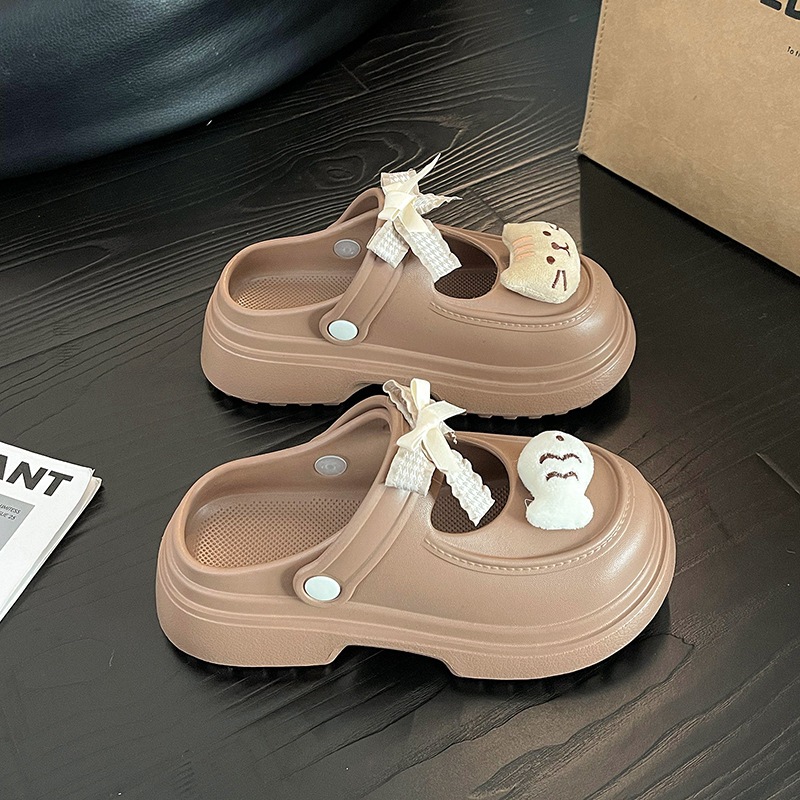 Dép nữ dễ thương, dép sục nữ cute stichker mèo bông chống trơn không thấm nước [Lù store] - SUC02