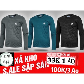 Combo 100k/3 áo dài tay nam thun lạnh cao cấp