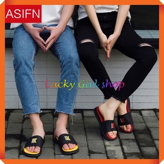 [CÓ BIG SIZE 47] Dép Nam Quai Ngang Thời Trang Thanh Lịch Hiệu ASI-FEN Siêu Bền Chống Trượt Size 42-47- Lucky Girl