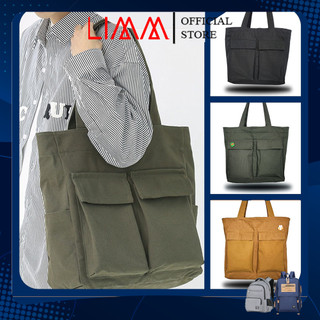 Túi đeo vai Limm sức chứa lớn, túi vải canvas hộp lớn dã ngoại