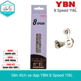 Sên xích xe đạp ybn 8 speed 116l