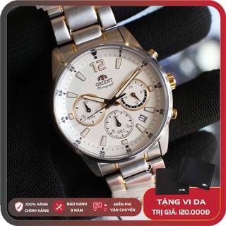 Đồng hồ nam chính hãng orient ra-kv0003s10b chonograph , dây thép