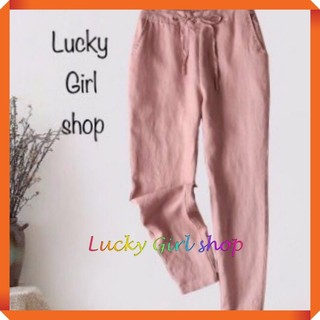 [SIÊU ĐẸP-SIÊU CHẤT] Quần Dài Nữ Vải Đũi Linen Ống Côn Phong Cách Hàn Quốc Có Big Size - Lucky Girl shop NHA TRANG