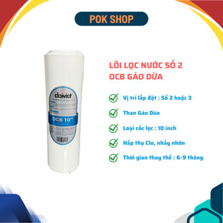 Lõi máy lọc nước số 3 OCB Đại Việt - Than hoạt tính gáo dừa