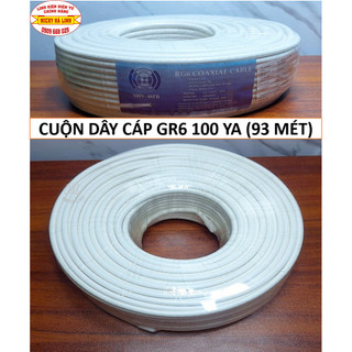 DÂY CÁP 5C 100YA HONJIDA MÀU TRẮNG DÙNG KẾT NỐI ANTEN, ĐƯỜNG TRUYỀN CÁP (93 MẾT)