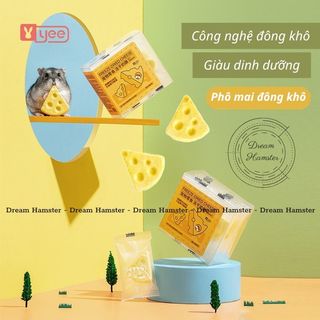 Phô mai đông khô Yee cho hamster, sóc, nhím và động vật nhỏ khác