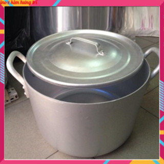 Nồi NHÔM Hải Phòng LỚN DÀY ĐẶC BIỆT Từ 15L Đến 120L (50L-60L-70L)(hoả tốc)