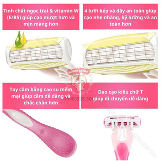 DAO CẠO LÔNG NÁCH KAI NHẬT BẢN