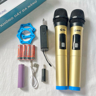 Micro không dây đa năng dành cho loa kéo âm ly MV-01 mic MV01