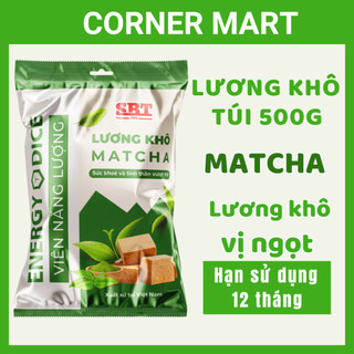 Lương khô mini vị matcha gói 500g lương khô 13 vị lương khô ngon lương khô dinh dưỡng